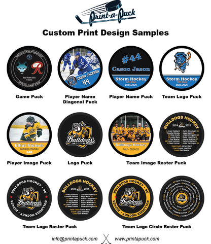 Custom Printed Hockey Puck